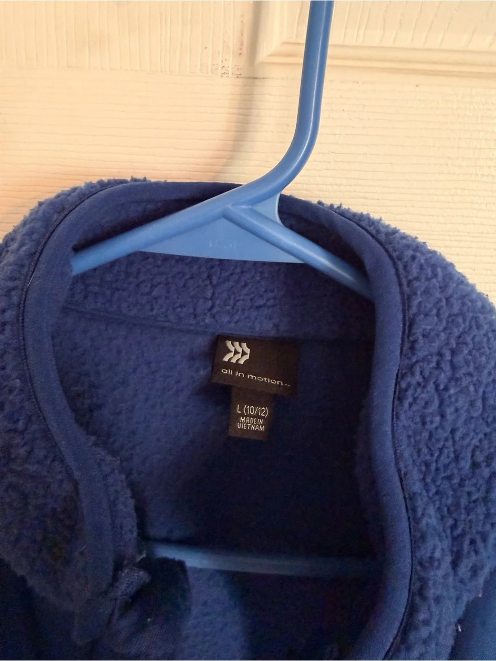 all in motion Royal Blue Sherpa Zip Jacket for Kids